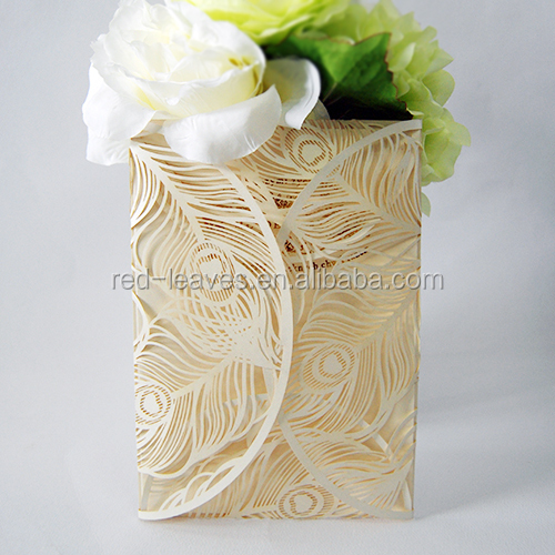 Luxury wedding stationery paper wedding invitation cards