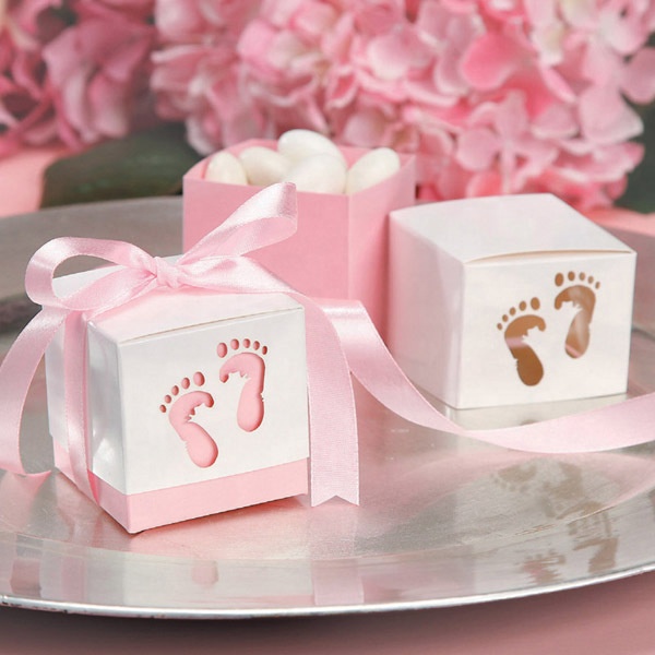 Favour decorative candy gift box baby shower