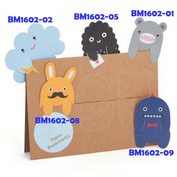 Custom Lace Paper Bookmarks Page Marker Clips Laser Cutting Cute Animal Shape School Stationery Favors To Students Kids Adults
